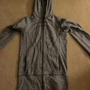 Lululemon gray define long hooded sweatshirt